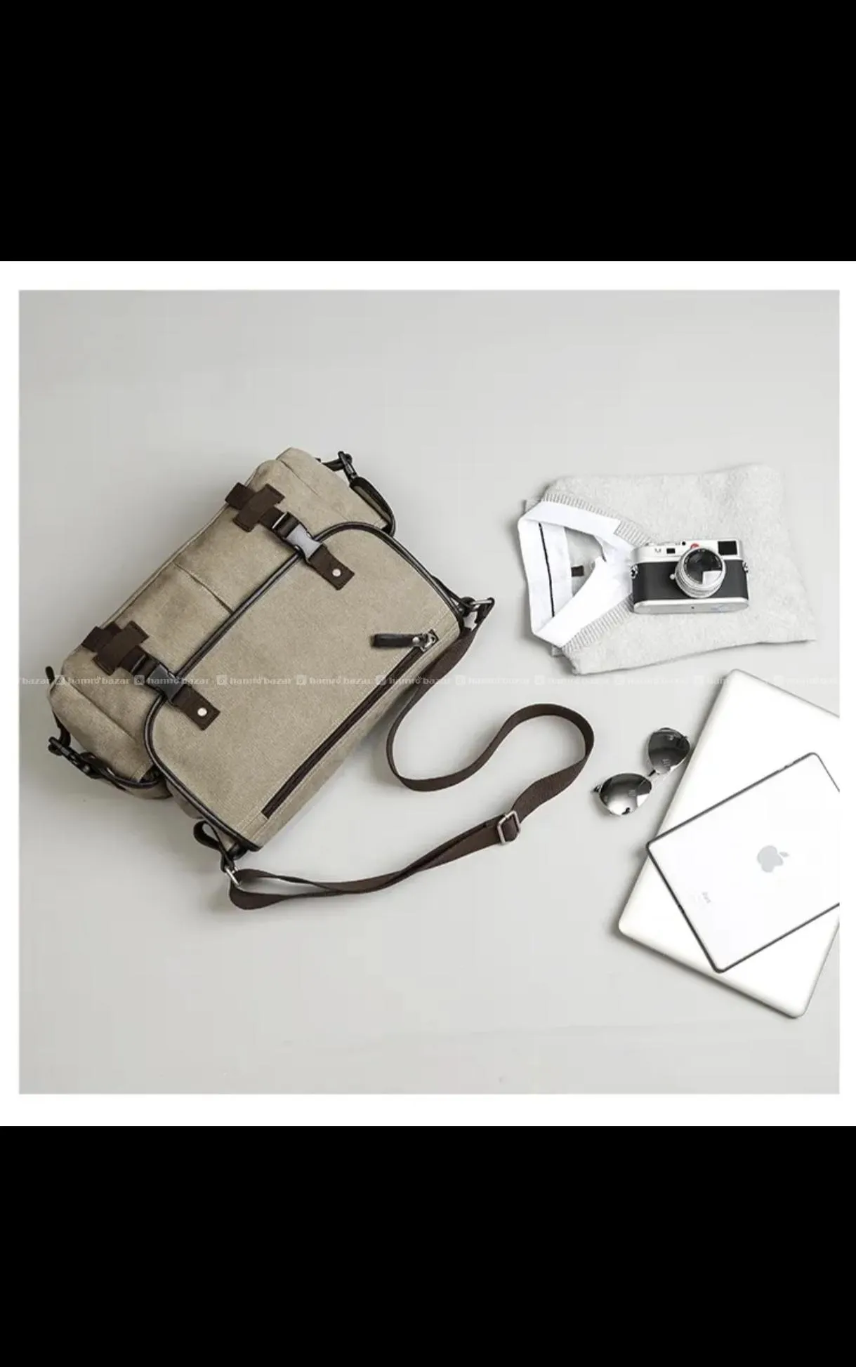 Large Capacity Canvas Messenger Bag 7