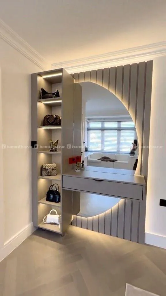 Lighting Dressing table, with rack attach door 1