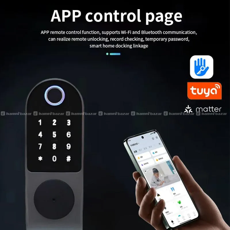 Digitial Smart Electric Rim Lock 2