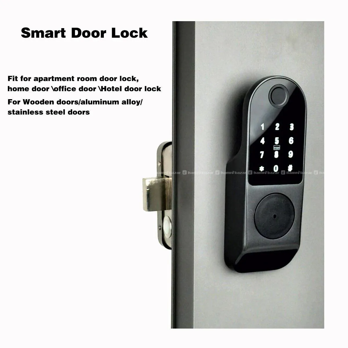 Digitial Smart Electric Rim Lock 3