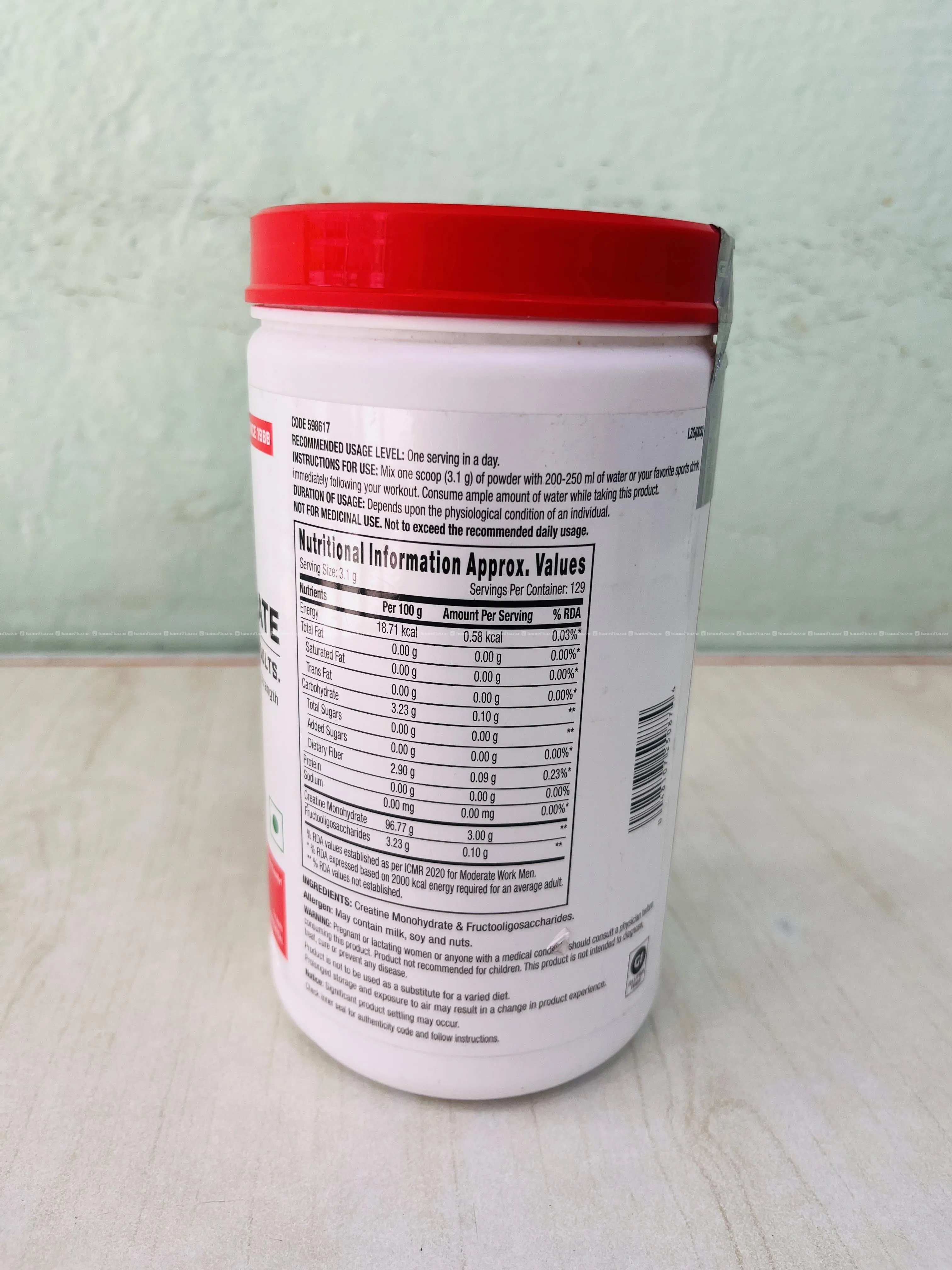 GNC Creatine Monohydrate Pro Performance Powder 3