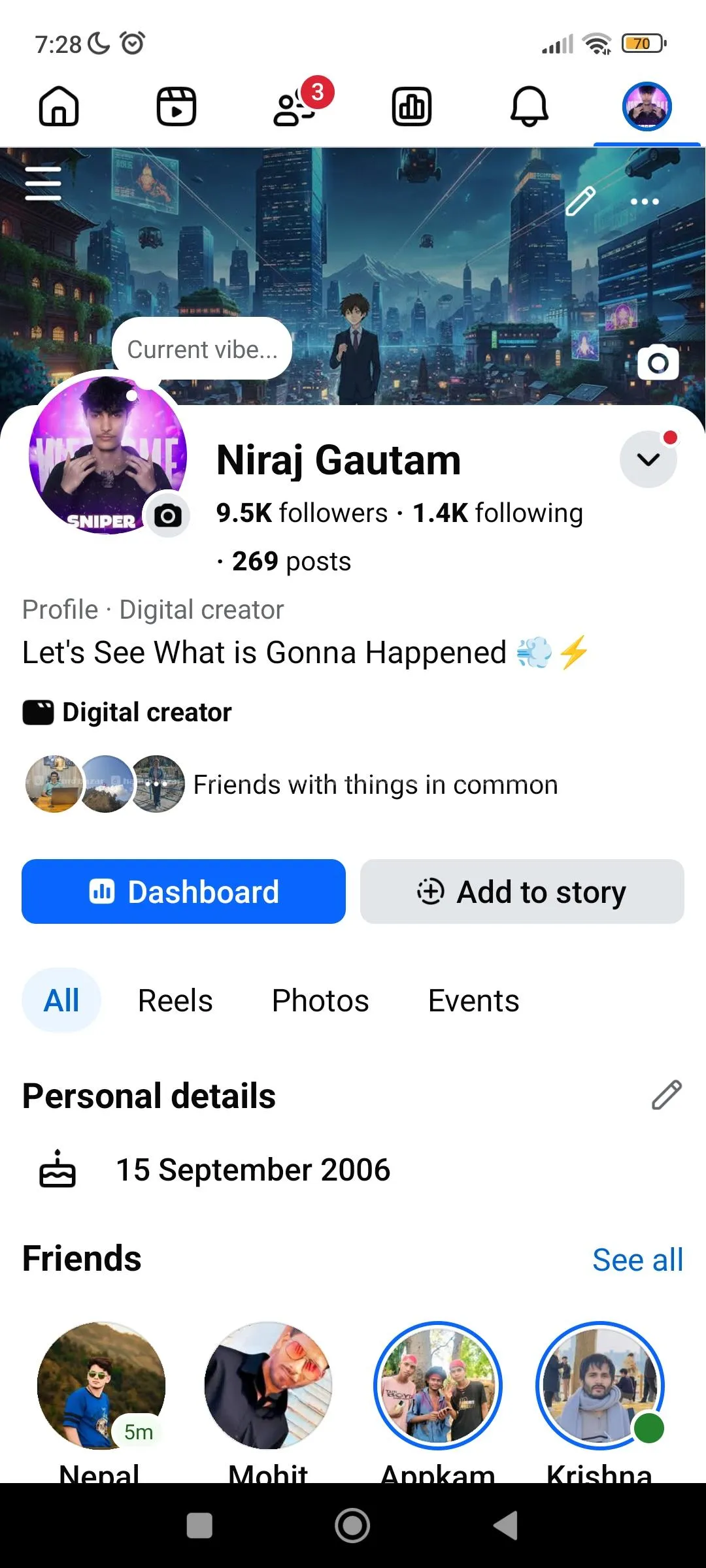 9k+ followers account on sale on just 4k to 5k rs