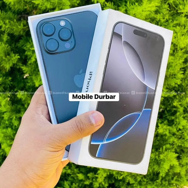 Iphone 16 Pro Max 256gb With Box Fix Price