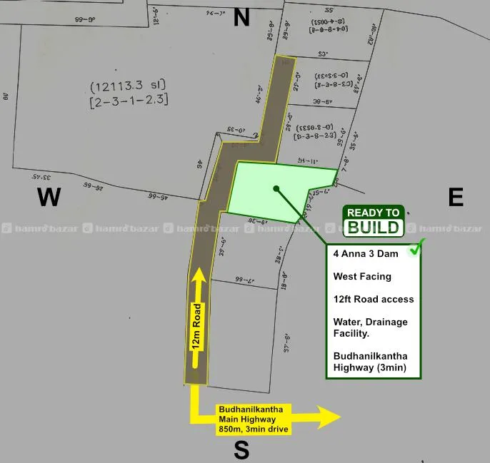 Residential Land/Jagga for Sale | Budhanilkantha