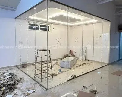 Toughened Glass Door, partition and spider glass 3