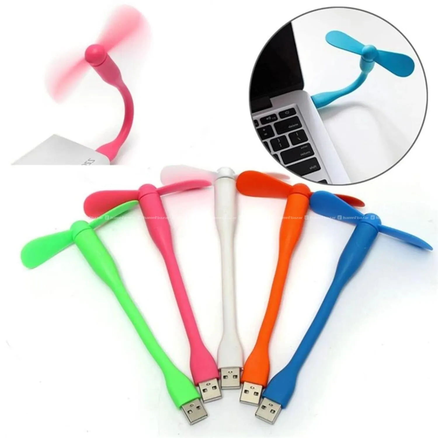Mini USB Fan Flexible Cooler Cooling Fan 2