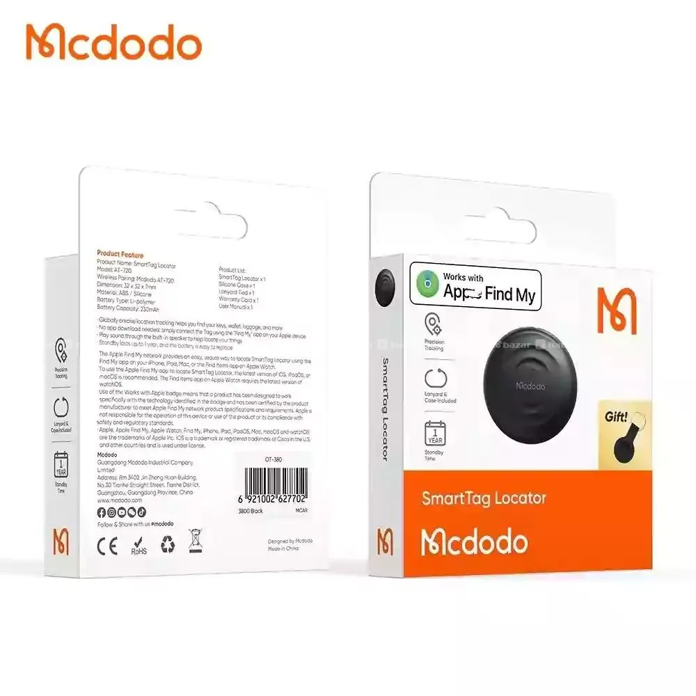 MCDODO AT 720 MFi Certified Smart Tag Tracker 5