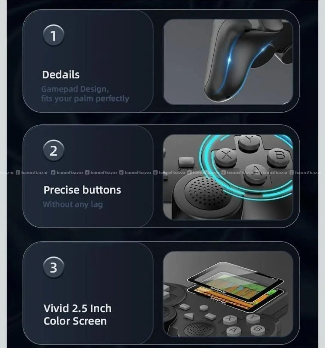 S10 Controller Gamepad Digital Game Player 3