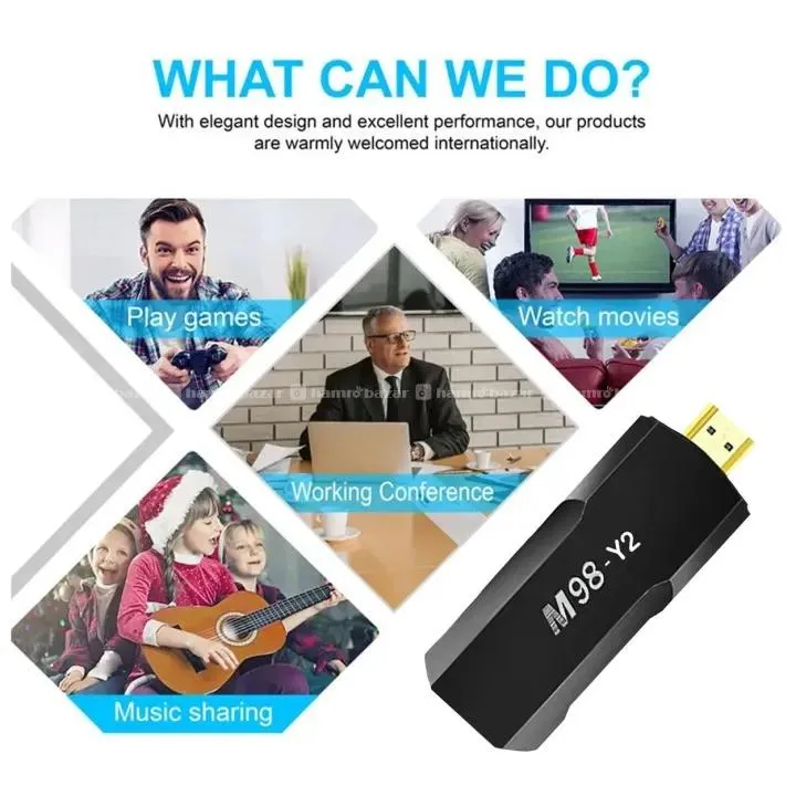M98 Y2 Smart TV Stick Android TV Stick 4