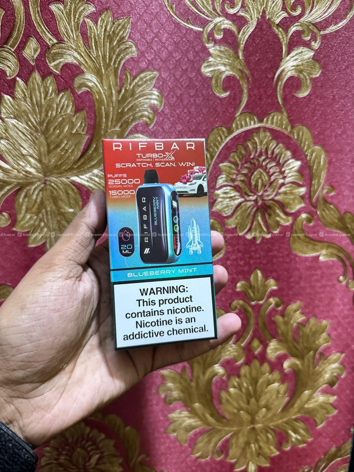 Rifbar 25k puffs disposable vape for Rs.2399 - Hamrobazar