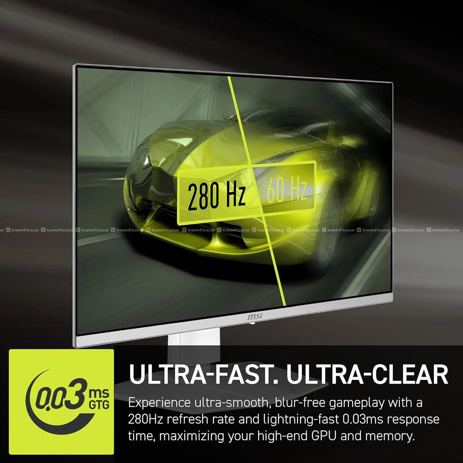 msi MAG 272QPW QD-OLED X28 280HZ MONITOR 4