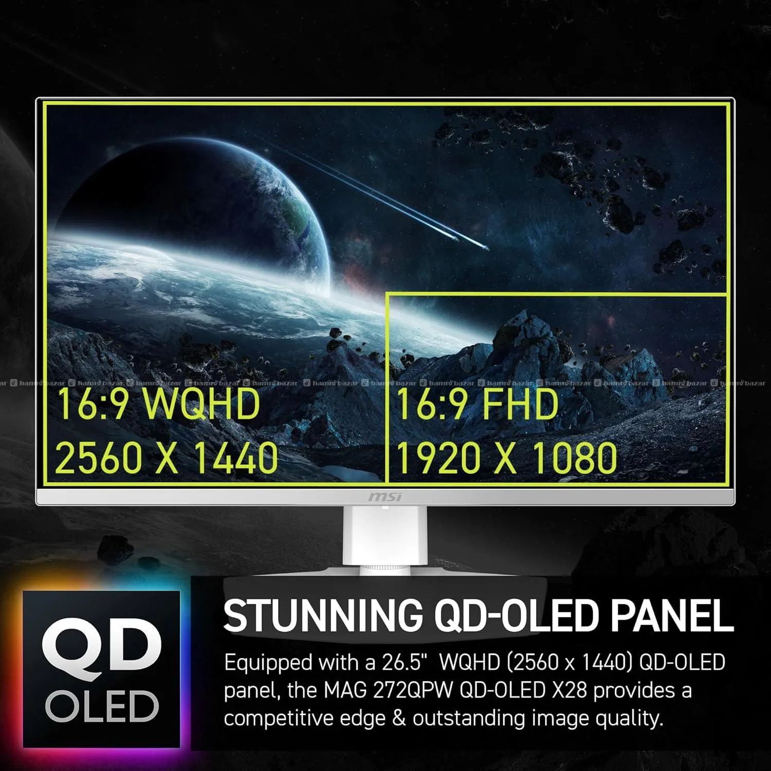 msi MAG 272QPW QD-OLED X28 280HZ MONITOR 6