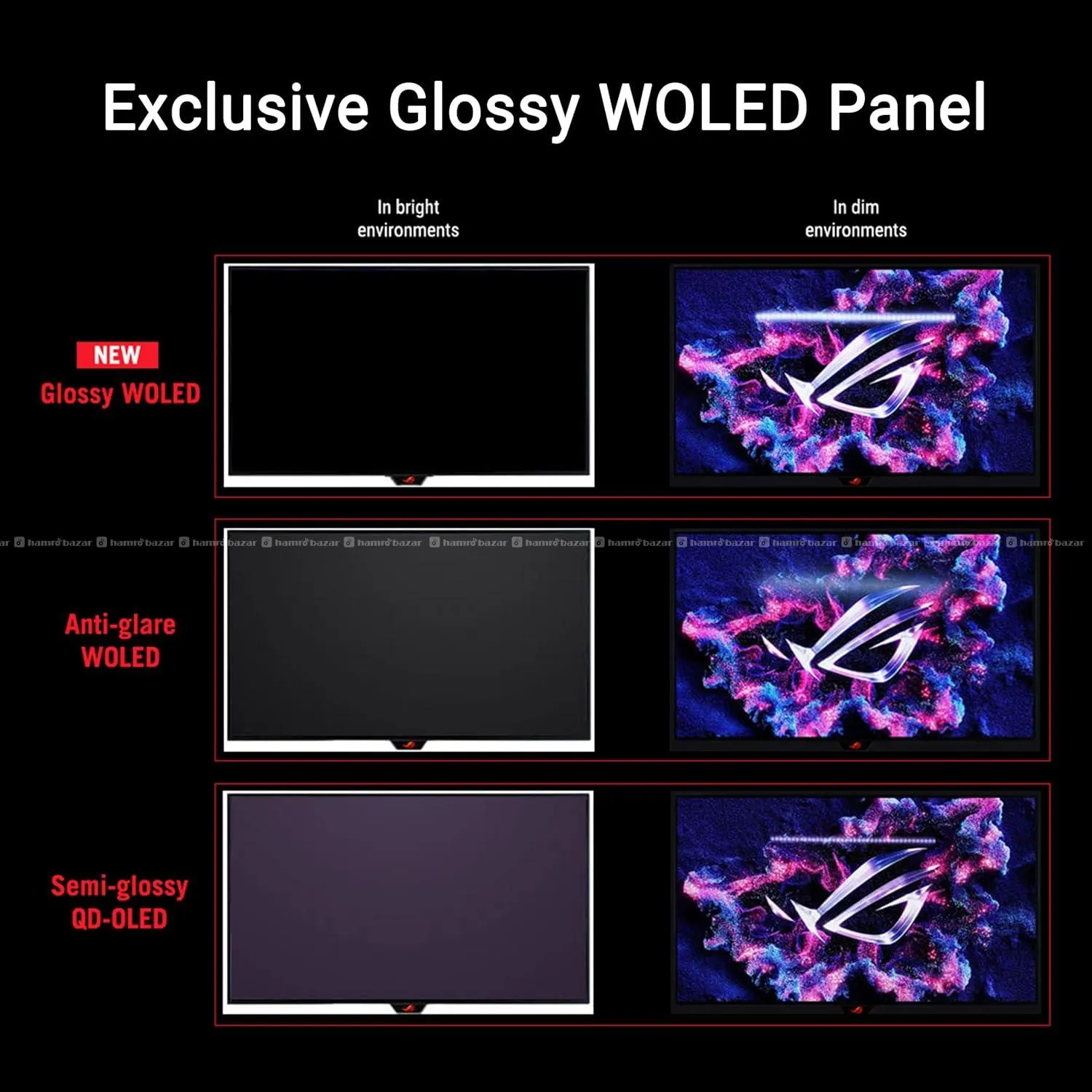 ASUS ROG STRIX OLED XG27AQDMG 26.5" 2K MONITOR 4