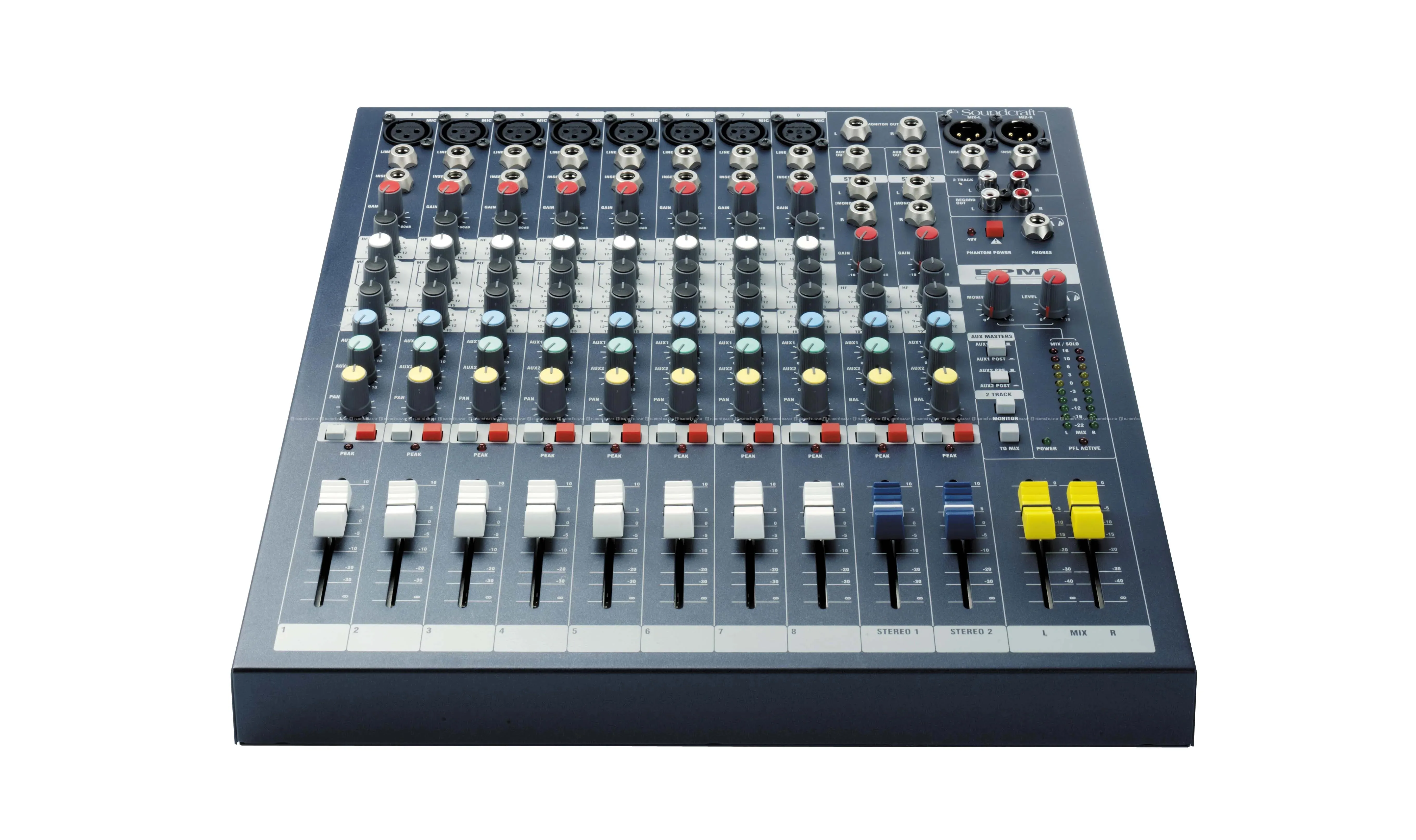 Soundcraft EPM8 High Perform8-channel Audio Mixer 7