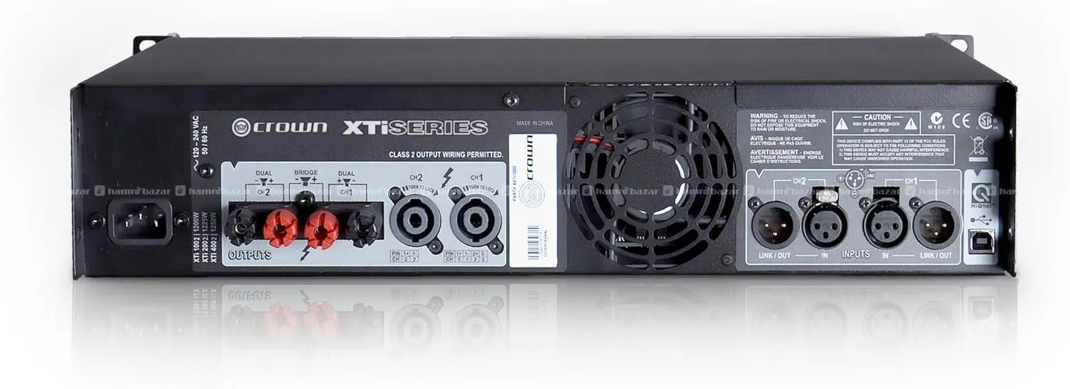 Crown XTi4002 Two channel, 1200-Watt amplifier 7