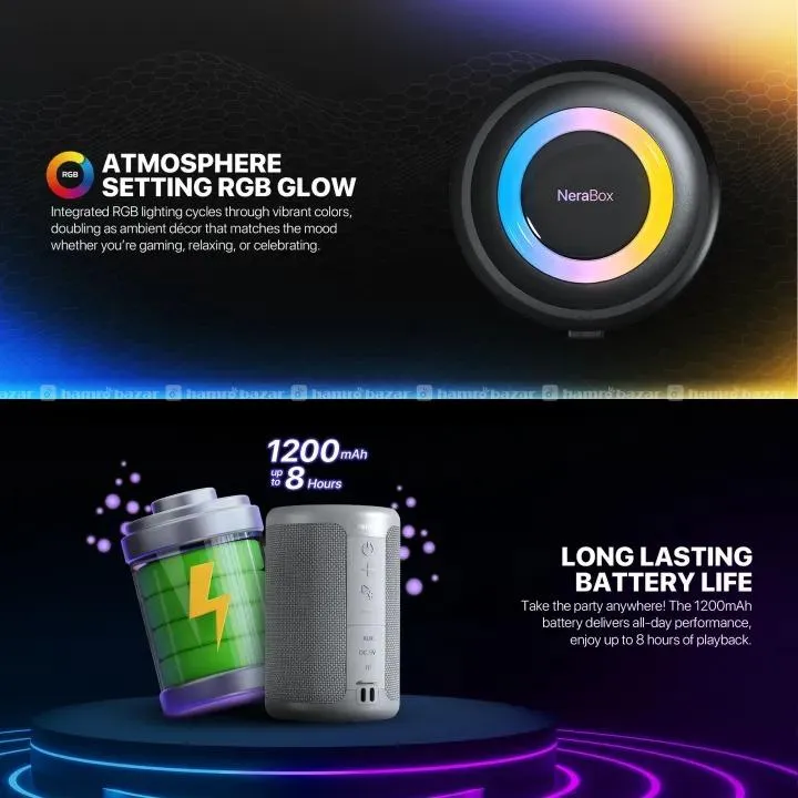 Fantech BS154 Portable Bluetooth 5.4 Speaker 6
