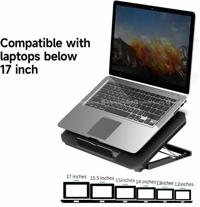 X2 4-Level Adjustable Height Laptop Cooler Stand 6