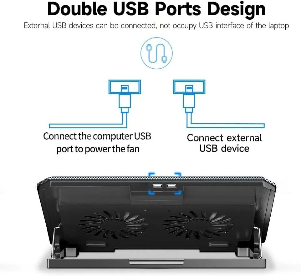 X2 4-Level Adjustable Height Laptop Cooler Stand 4