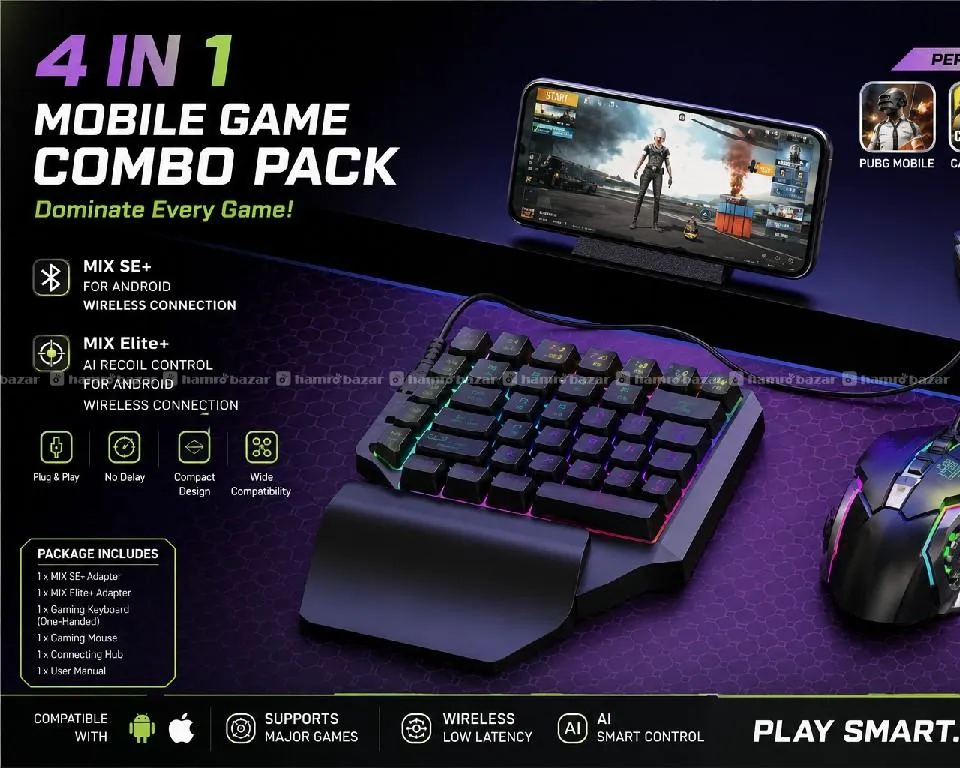 4 in 1 mobile game Cambo pack 4