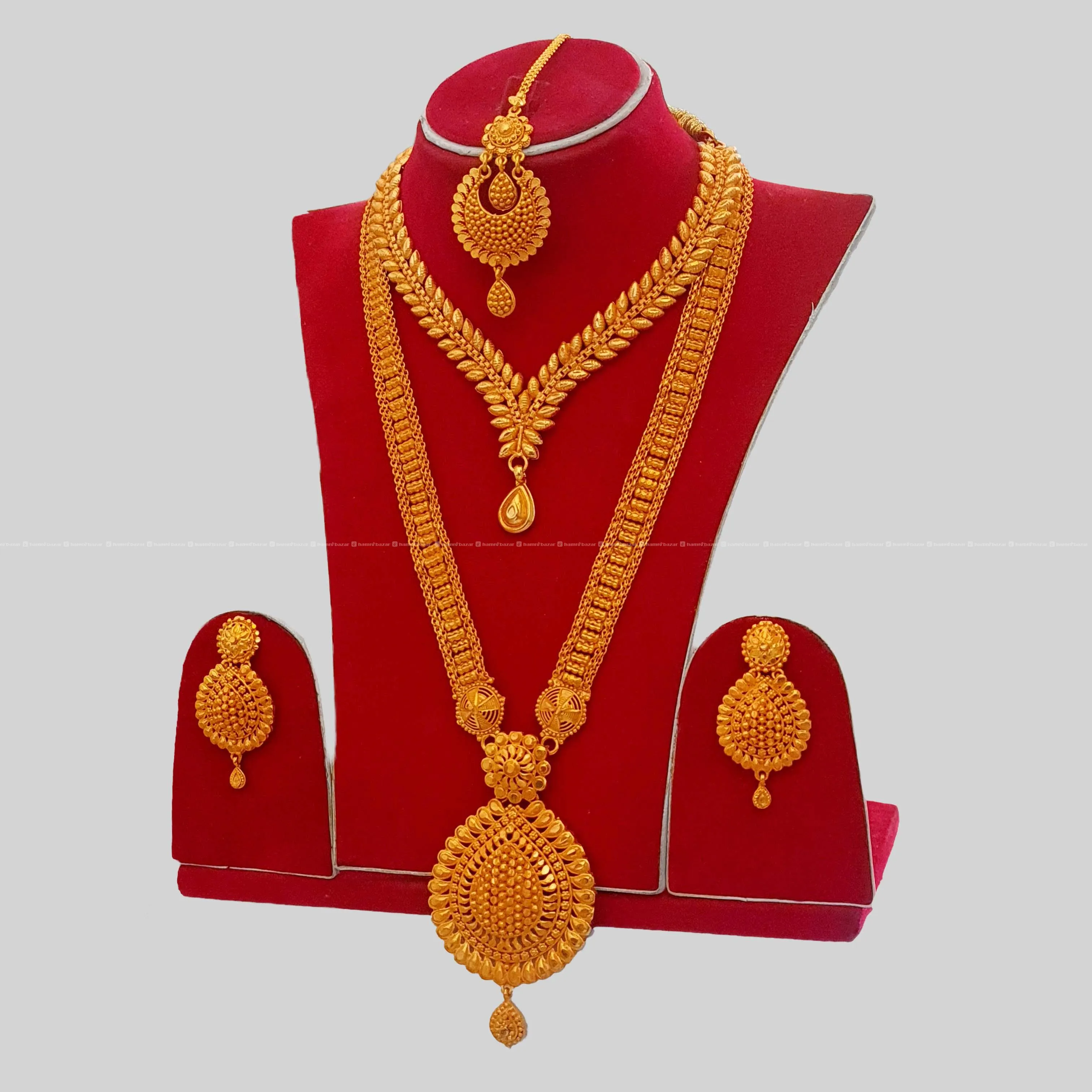 Rani Haar,Necklace,Earring & Sirbindi Bridal Set 2