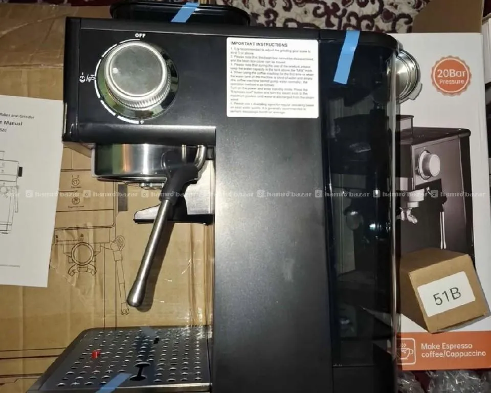 coffee machin +grinder 4