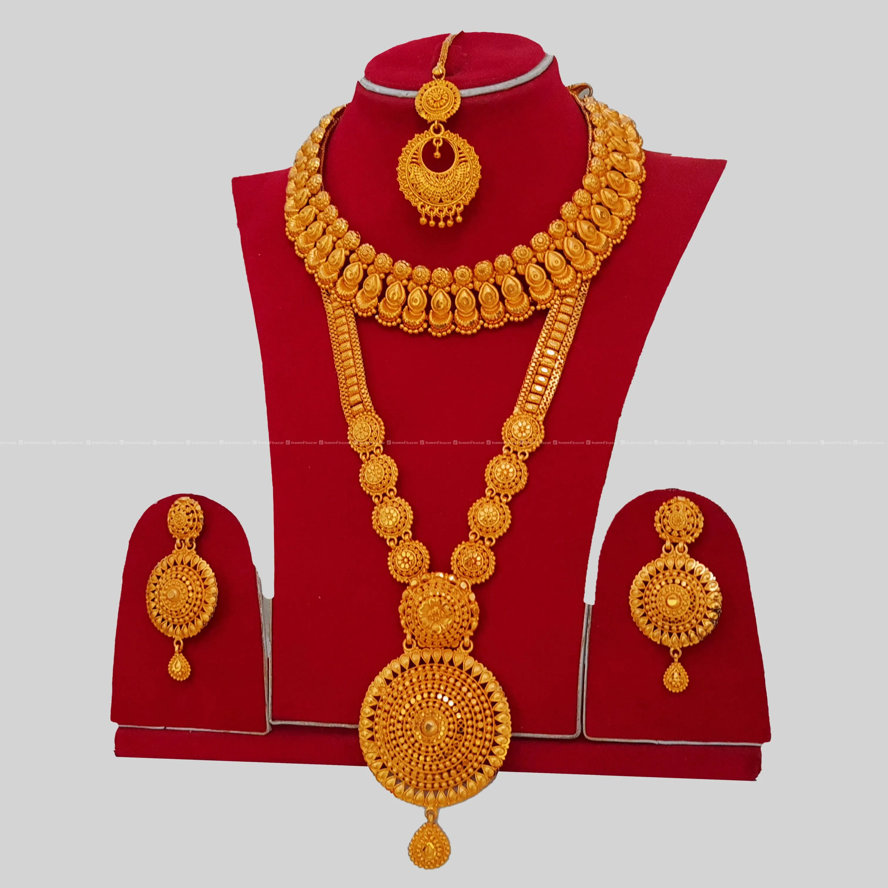 Rani Haar,Necklace,Earring & Sirbindi Bridal Set 2