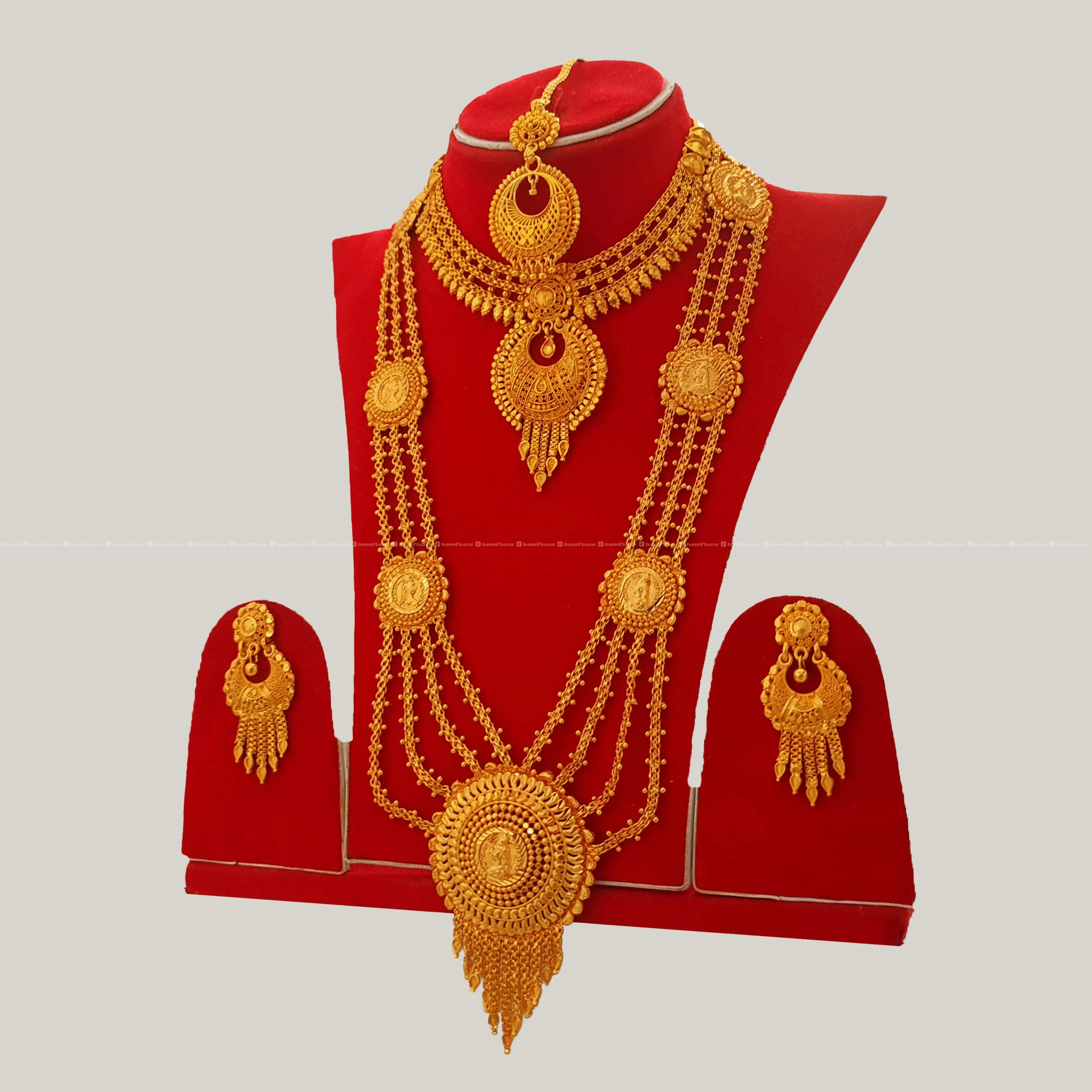 Rani Haar,Necklace,Earring & Sirbindi Bridal Set 2