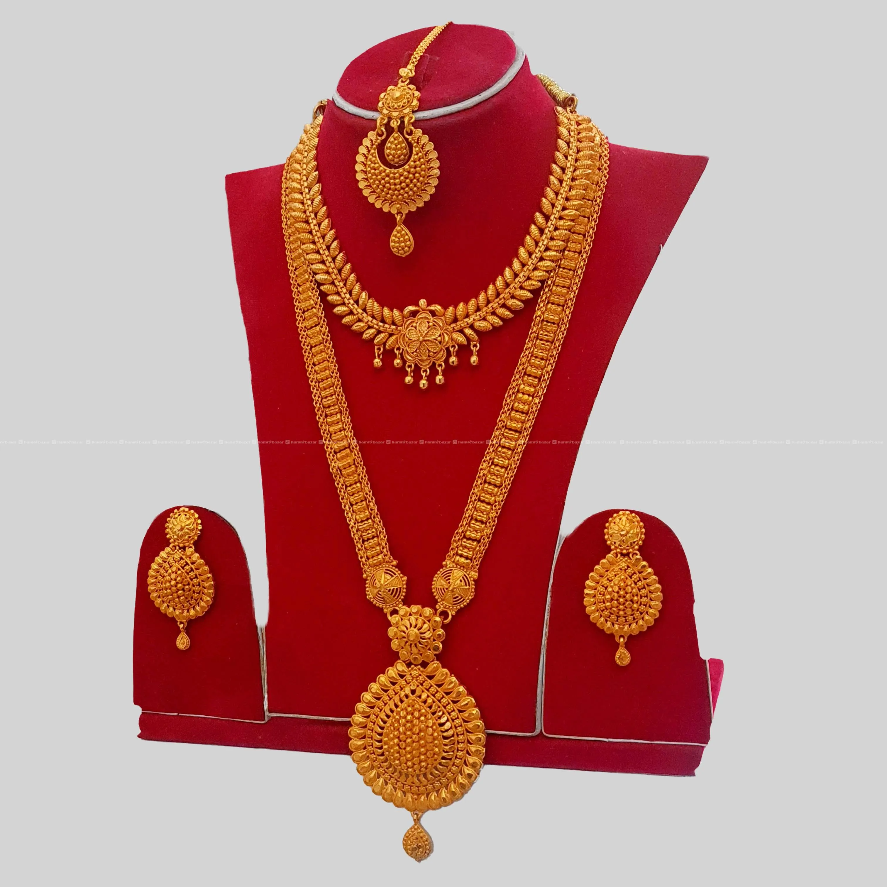 Rani Haar,Necklace,Earring & Sirbindi Bridal Set 2