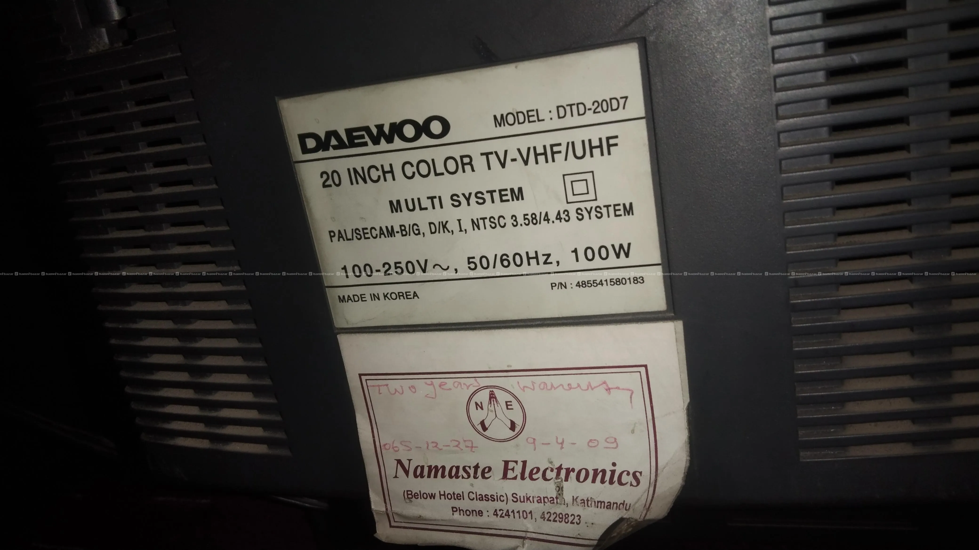 Old deawoo tv can be used for useful parts 4