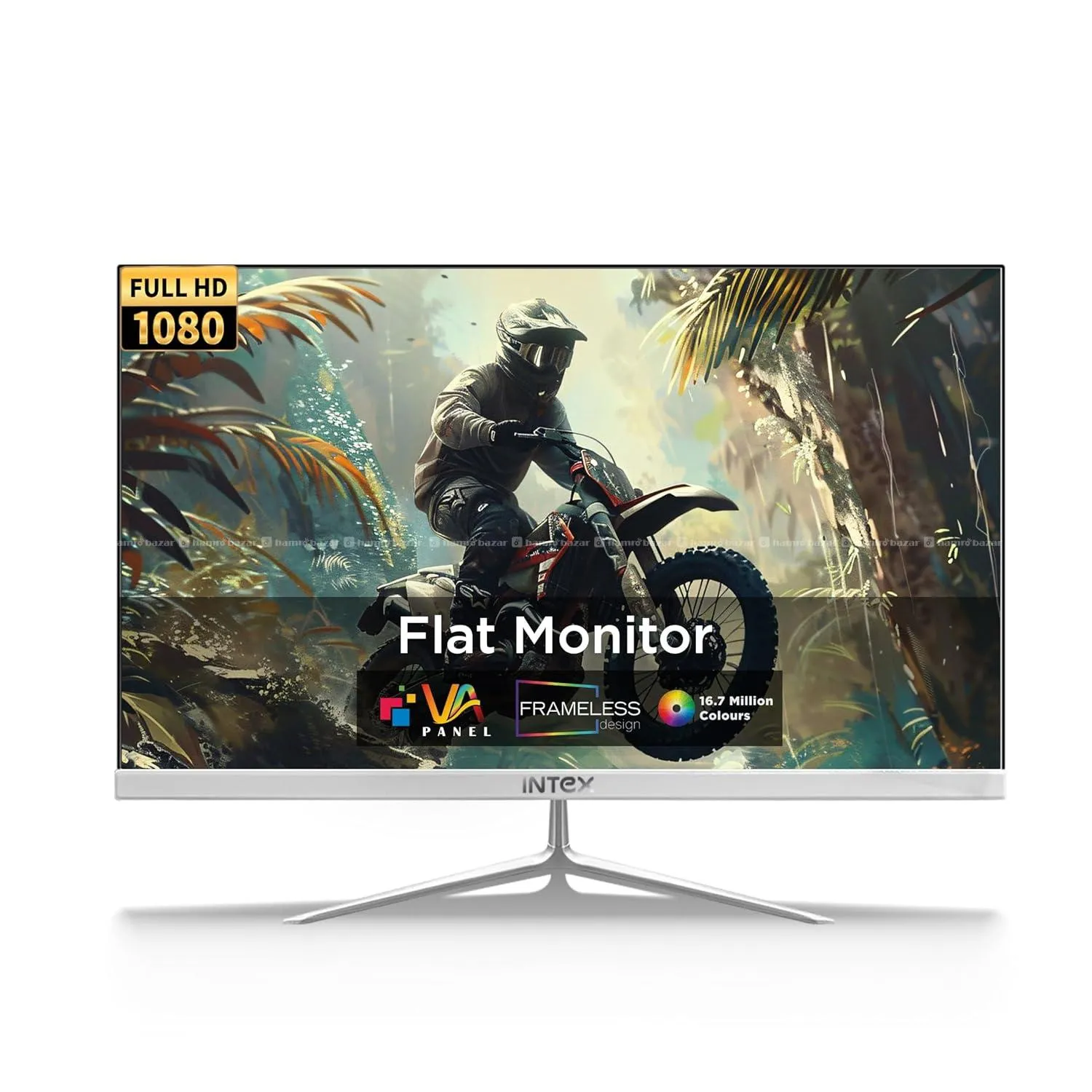INTEX IT-2203F 22" Flat Frameless Monitor 1