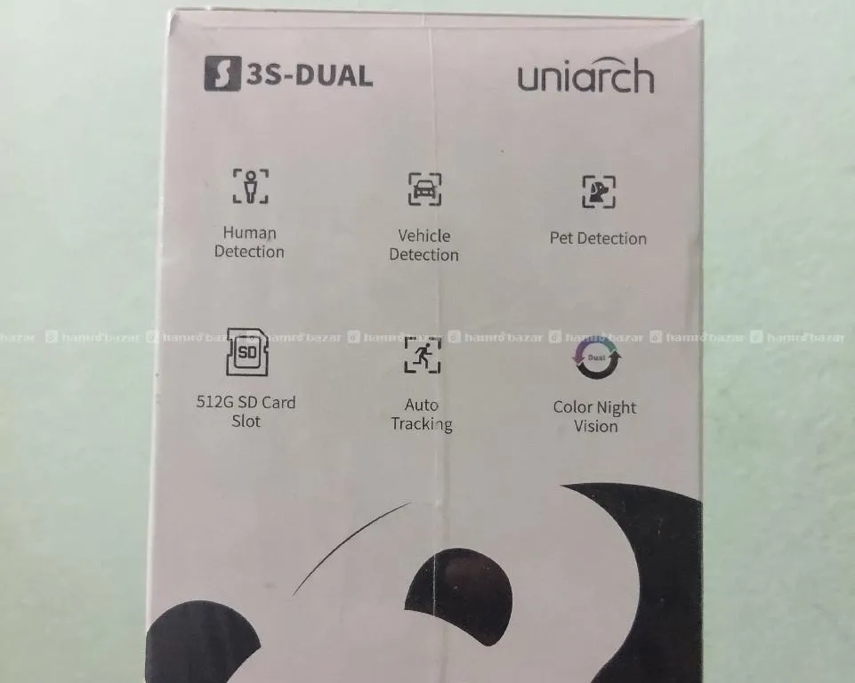 UNIARCH 3.0 MP Indoor Smart Color Dual Lens Wi-Fi 360º CCTV Camera 3