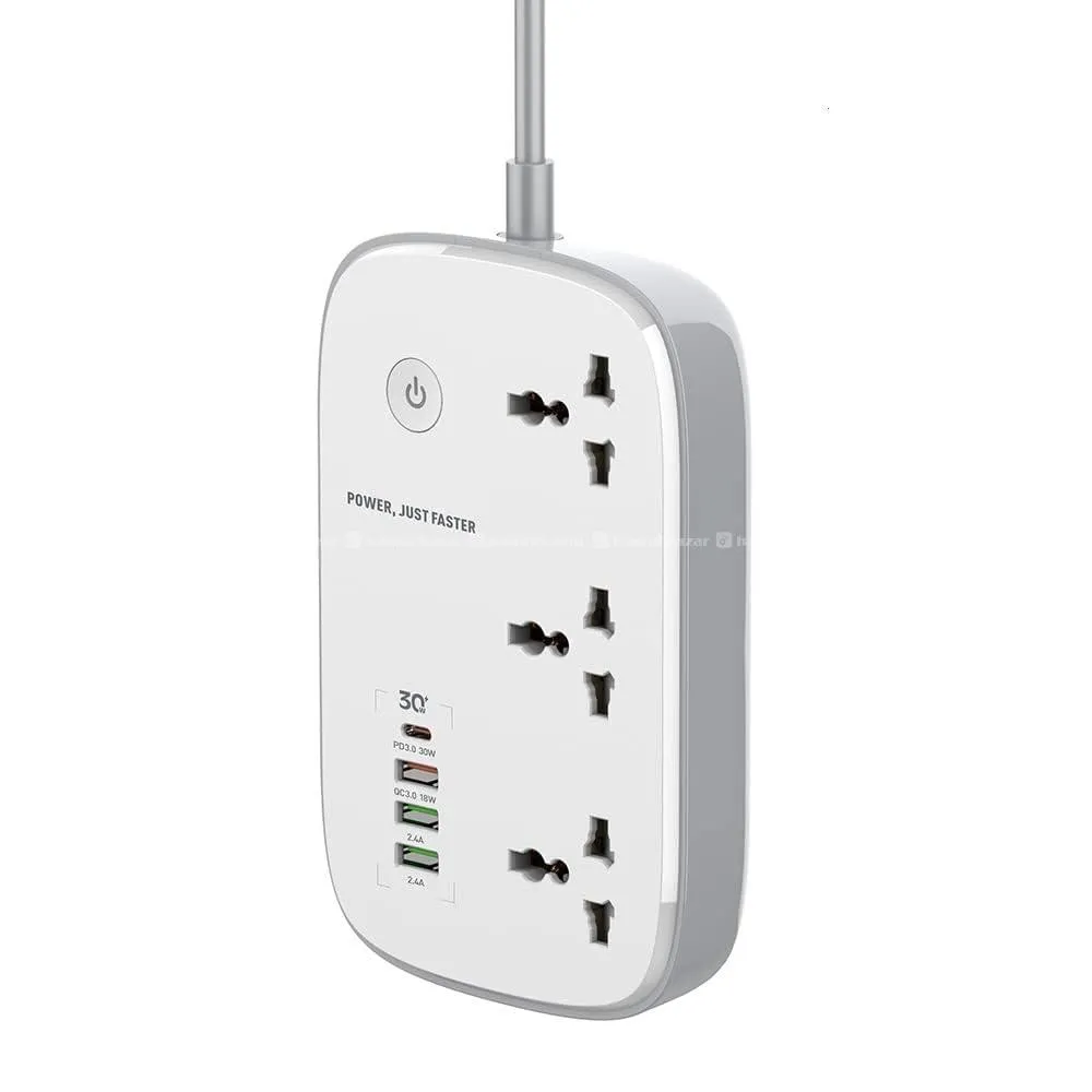 Ldnio Wifi Smart Power Strip Multi Plug SCW3451-EU 3