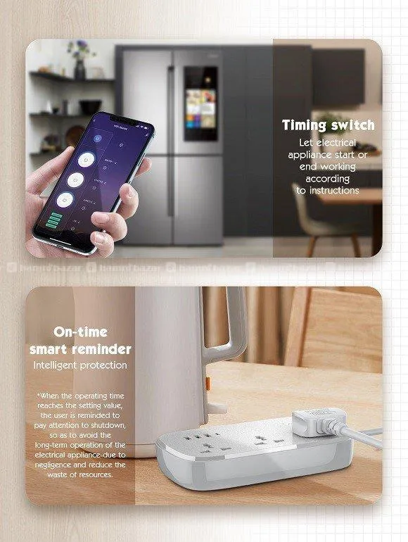Ldnio Wifi Smart Power Strip Multi Plug SCW3451-EU 2