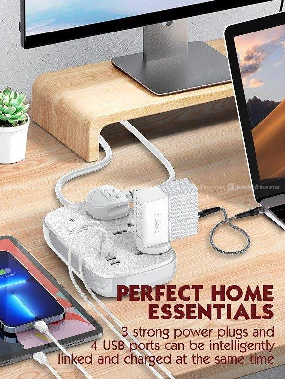 Ldnio Wifi Smart Power Strip Multi Plug SCW3451-EU 4