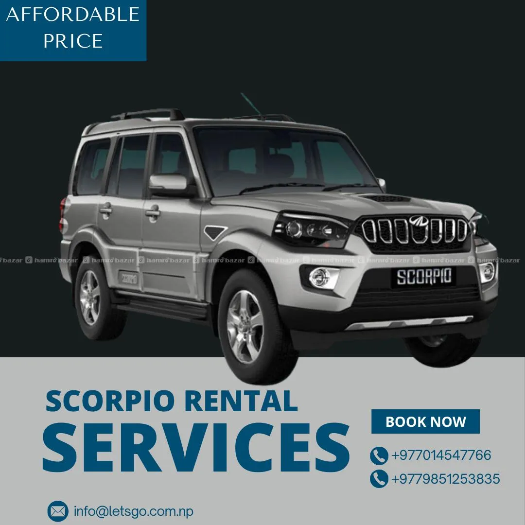 Scorpio Rental Service 1