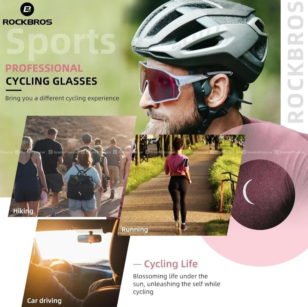 Rockbros photochromic sports sunglasses 6