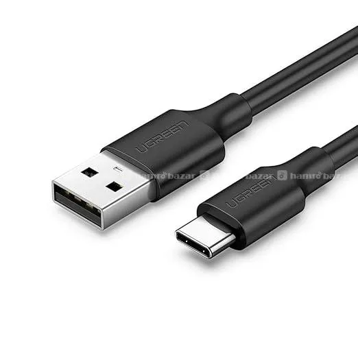 1 Mtr Ugreen 60136 USB 2.0 Male to USB-C 3.1 Male 2