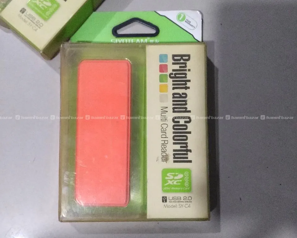 Siyoteam "Bright and Colorful" Multi Card Reader 3