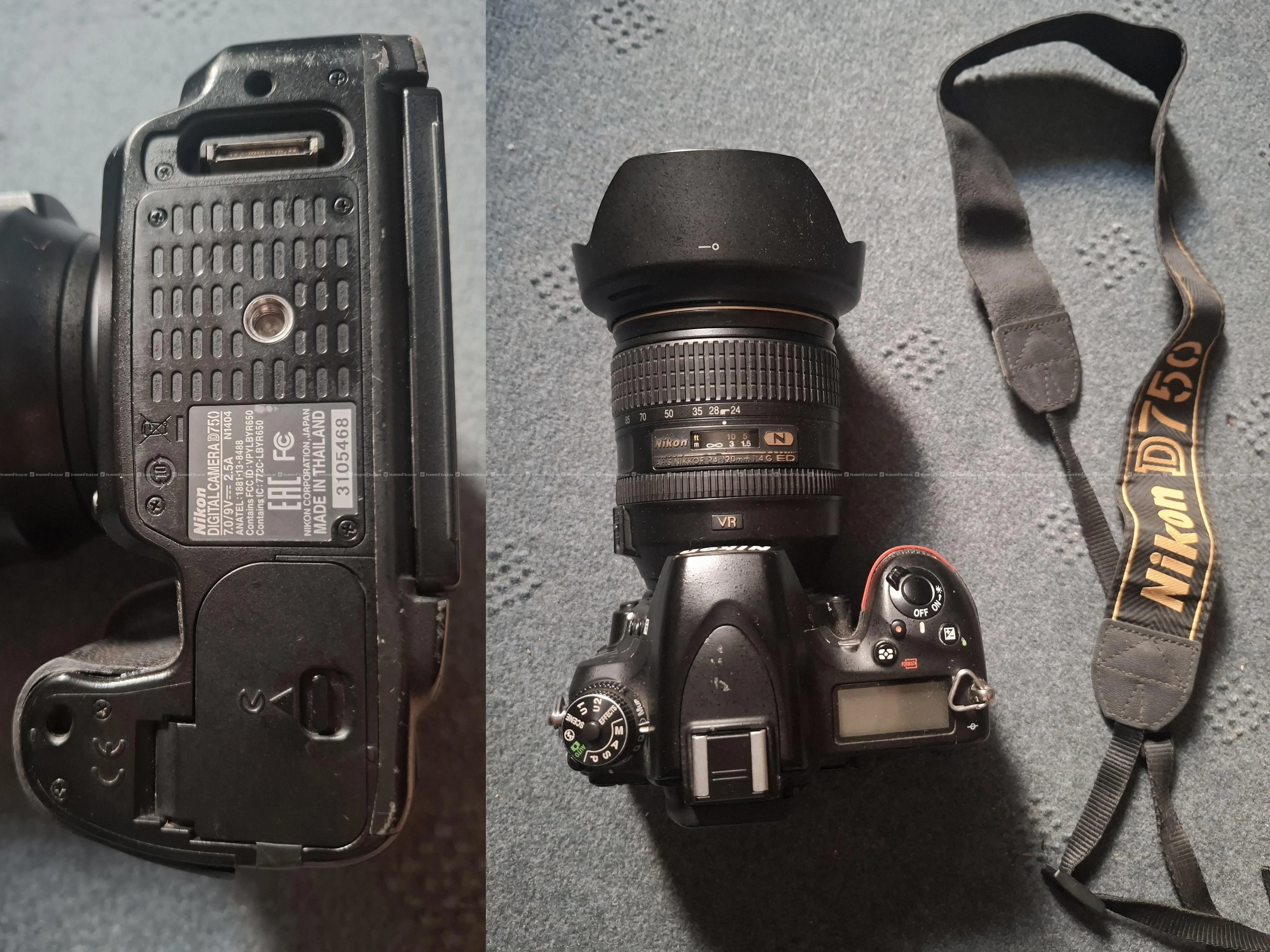 Nikon D750 with accessories 3