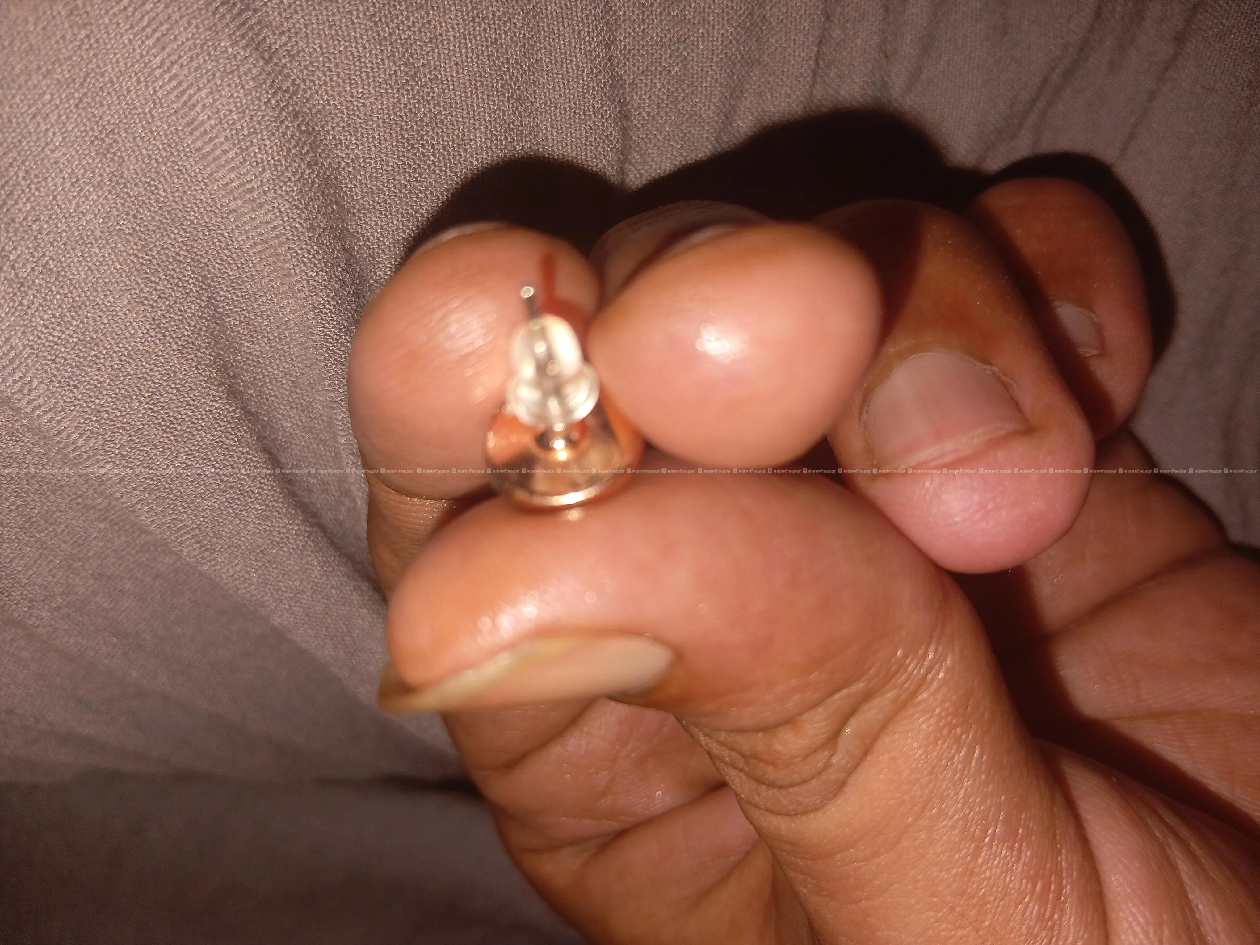 Original Ted Baker Rose Gold Button Stud- Single 2