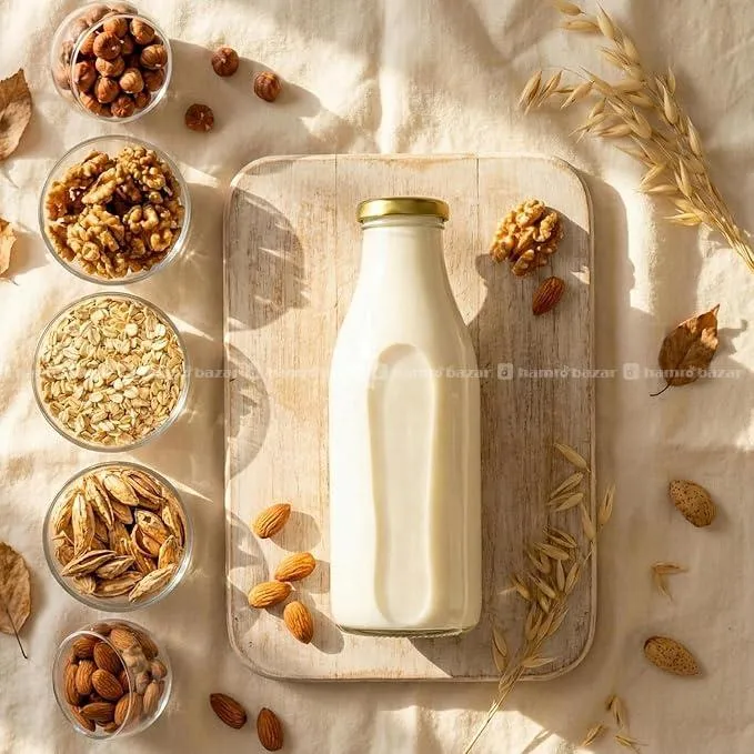 1 Liter Glass Water/Milk Bottle (pack of 1) 3