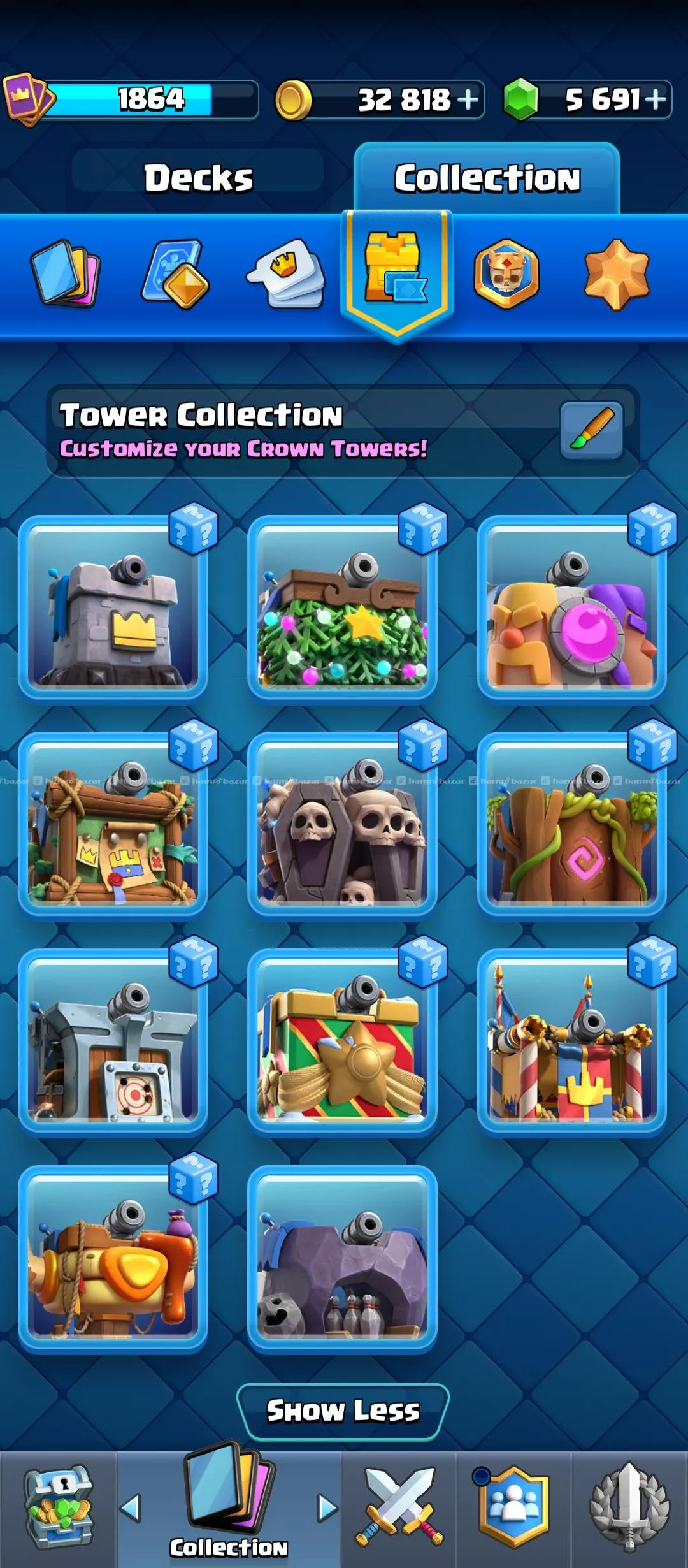 Clash Royale 14000+ trophy Id for sale !! 3
