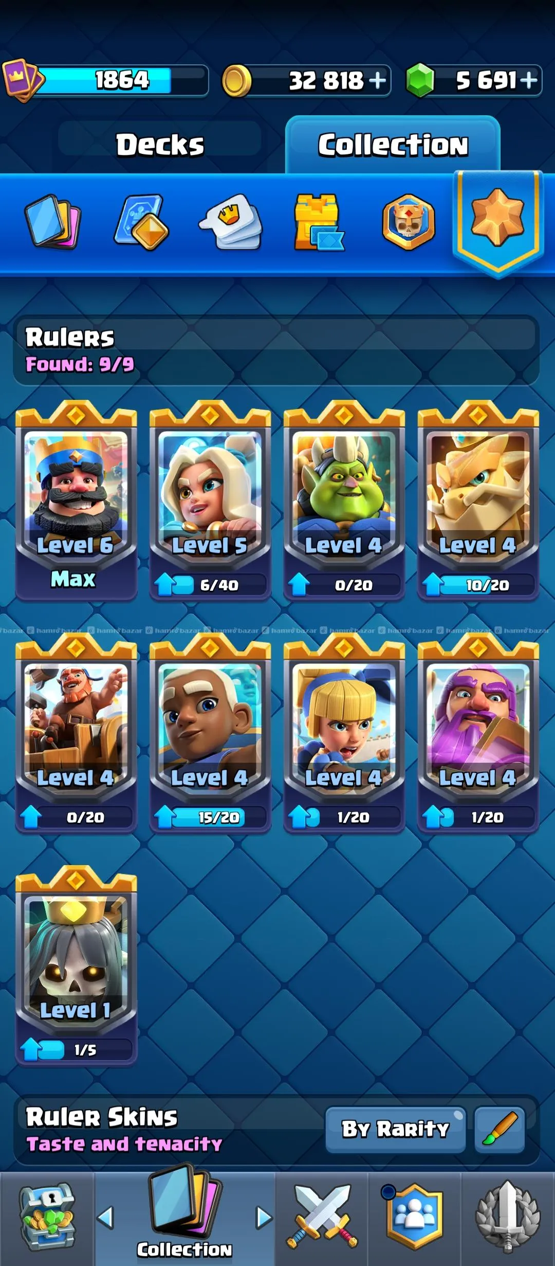Clash Royale 14000+ trophy Id for sale !! 5