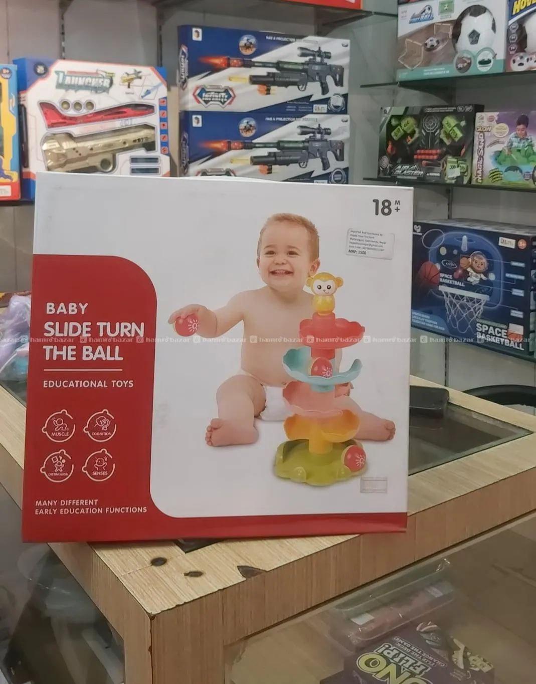 Baby Slide Turn The Ball Toys (Toys Dealer in Nepal) 2