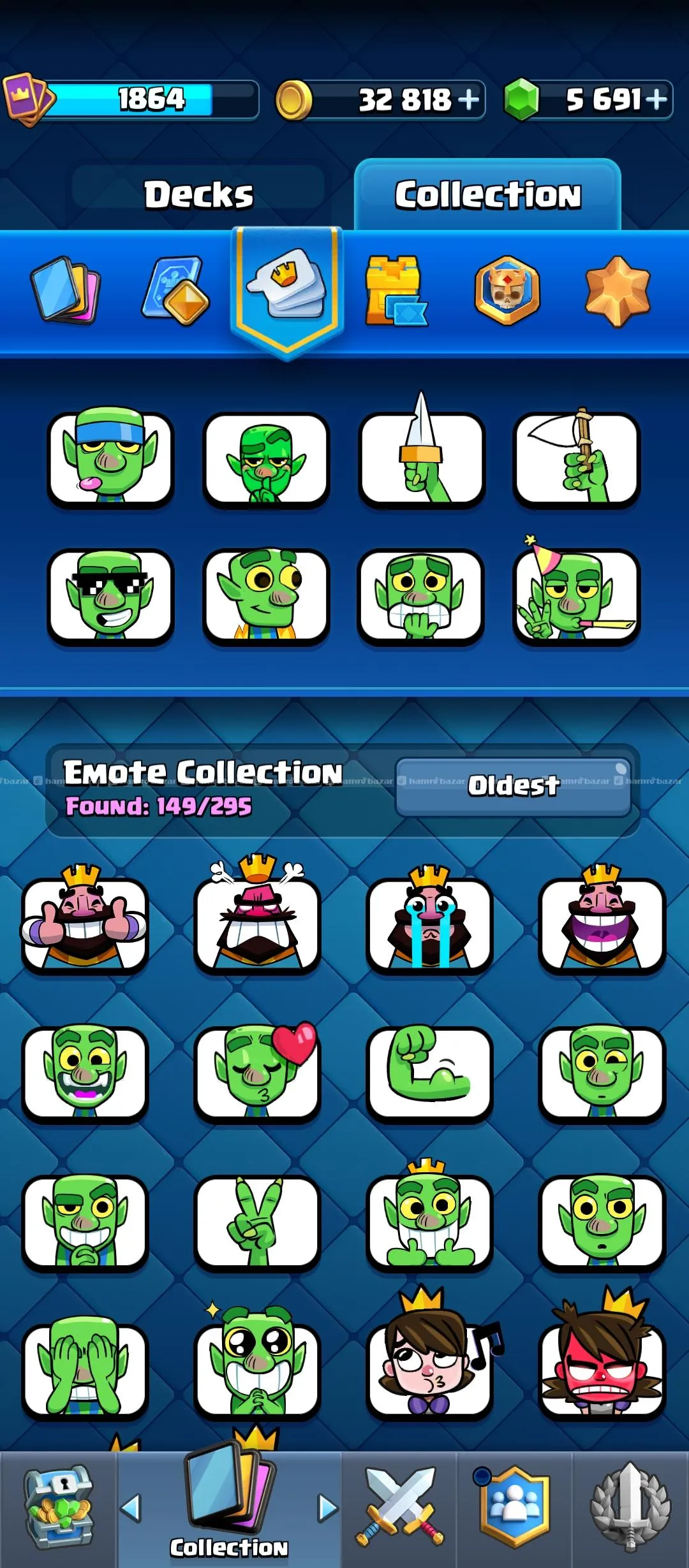 Clash Royale 14000+ trophy Id for sale !! 2
