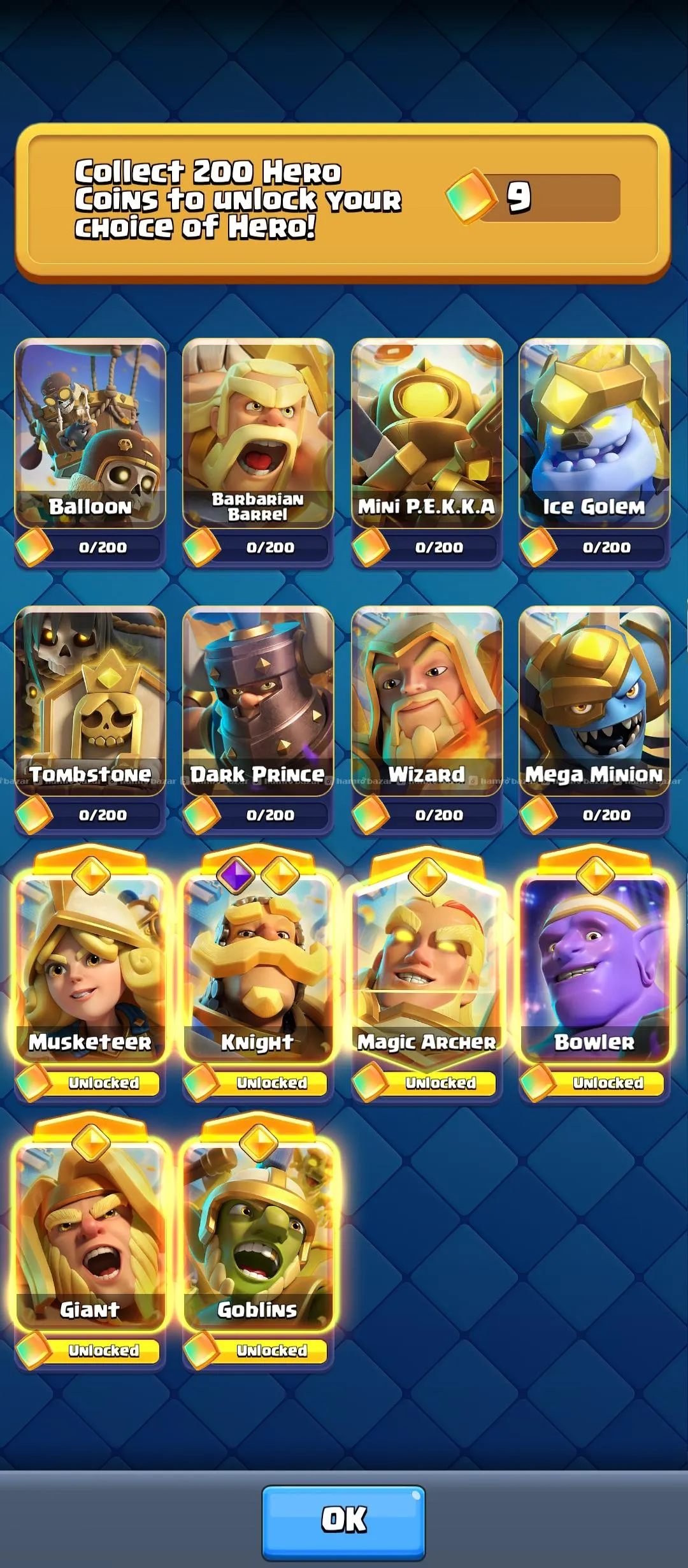 Clash Royale 14000+ trophy Id for sale !! 4