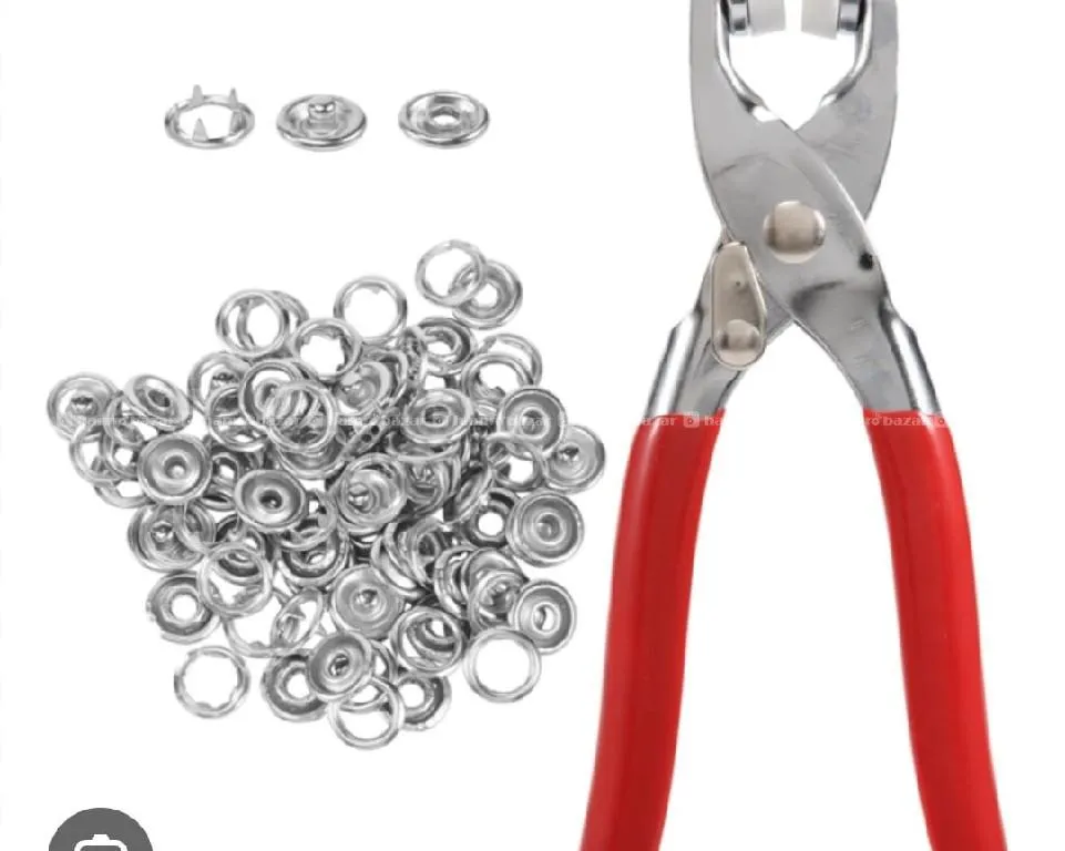 Ring button piler set 3