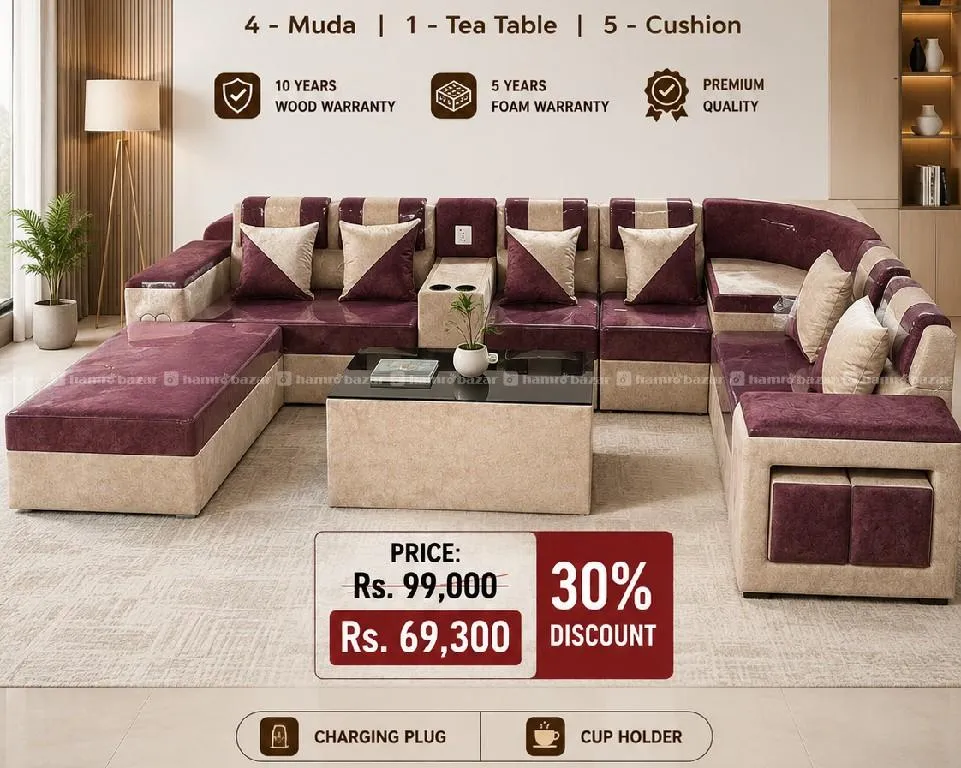 Cheapest Heavy U Sofa 2
