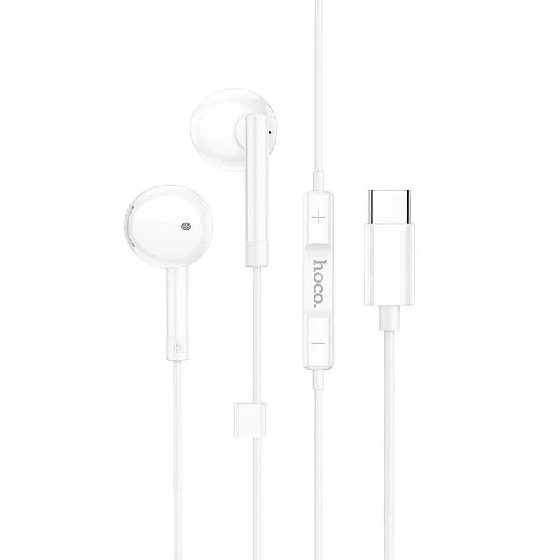 Hoco M95 Type-C Wire Earphones With Mic 2