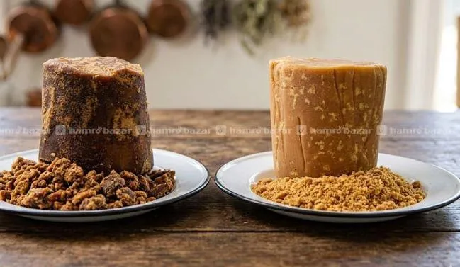 1 Kg of 100 % Organic White Jaggery / Gud -Sakhaar 3